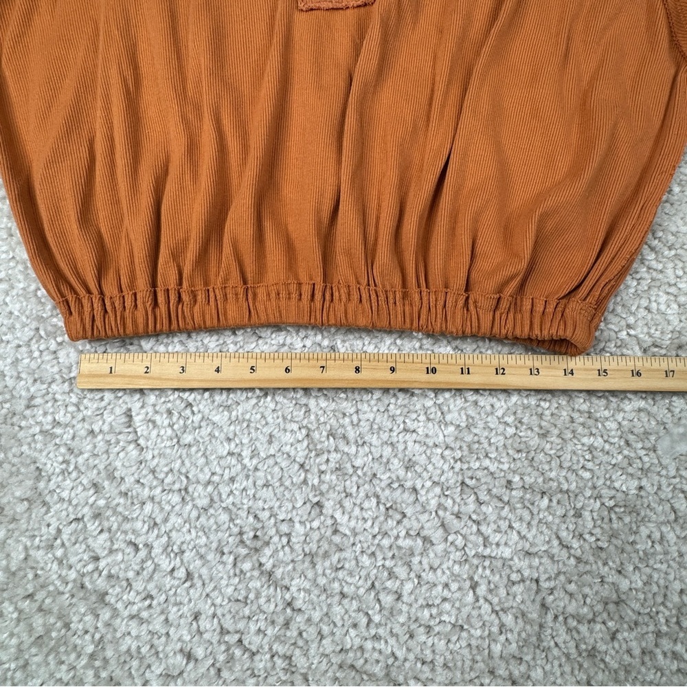 Free People Cross Country Sienna Bell Sleeve Bohemian Boho Top, Size Lar… - Picture 10 of 11